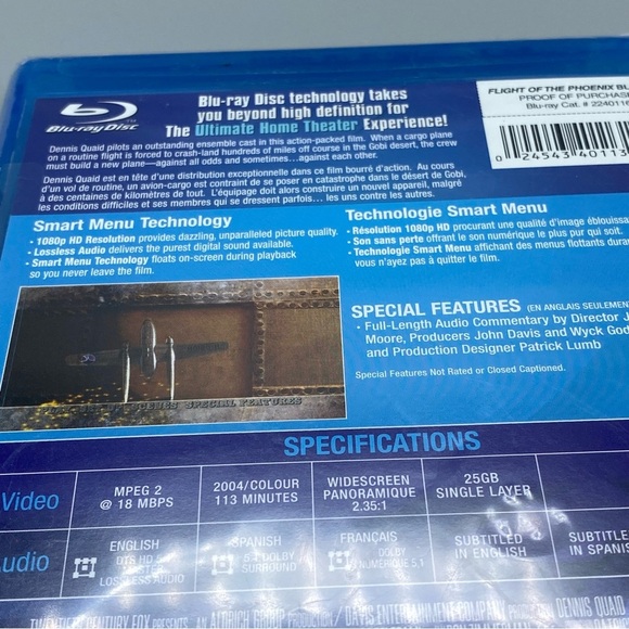 Flight of the Phoenix (Blu-ray, 2004) New Sealed - Picture 6 of 6